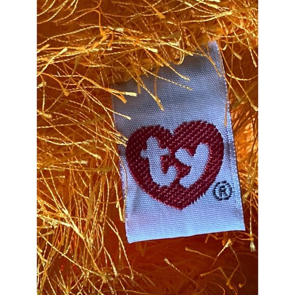 Ty Classic Alacazam Orange Halloween Cat Plush With Hat - Picture 13 of 15